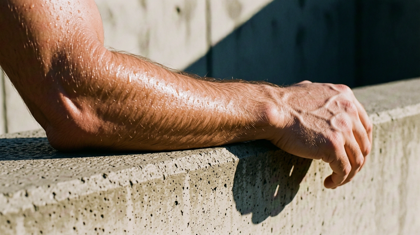Detailed texture of skin and natural light